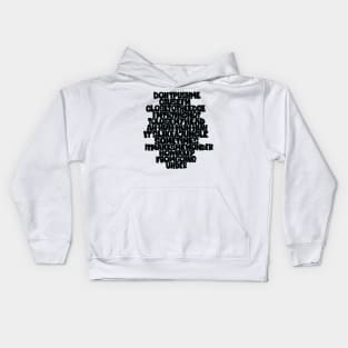 Unleash the Message: Grandmaster Flash Tribute Design with Wildstyle Block Letters Kids Hoodie